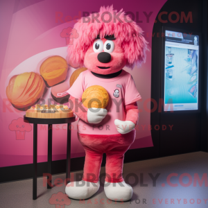 Pink Shepard S Pie mascot...