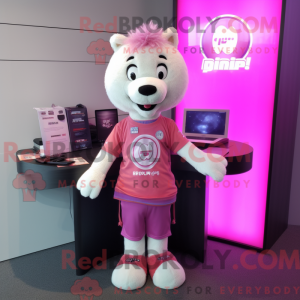 Disfraz de mascota de Pink...