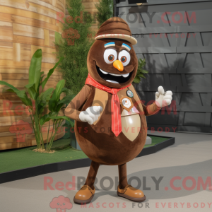 Brown Shakshuka mascot...