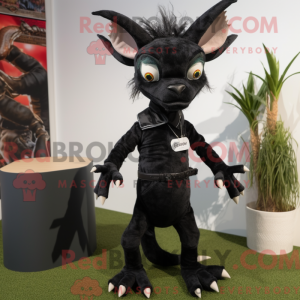 Black Chupacabra mascot...