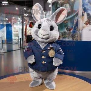 Navy Chinchilla mascotte...