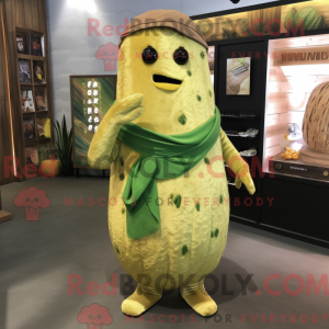 Gold Cucumber mascot...