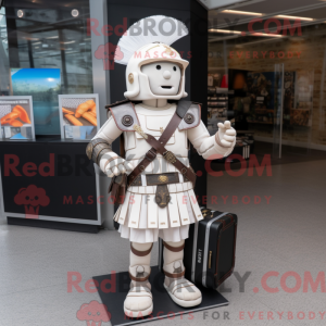 White Roman Soldier mascot...