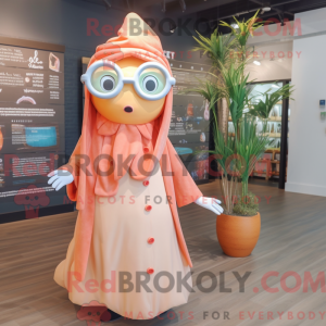 Postava maskota Peach Squid...