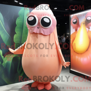 Postava maskota Peach Squid...