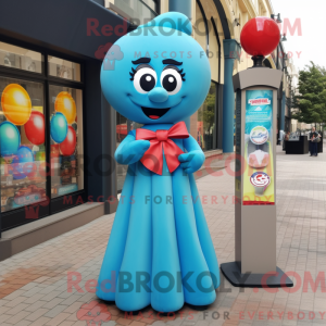 Cyan Gumball Machine mascot...