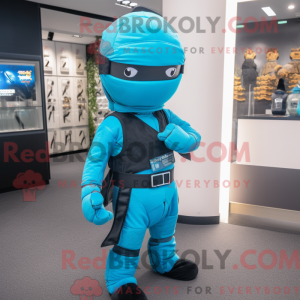 Disfraz de mascota Cyan...