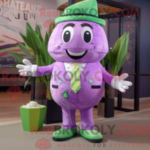 Lavendel vandmelon maskot...