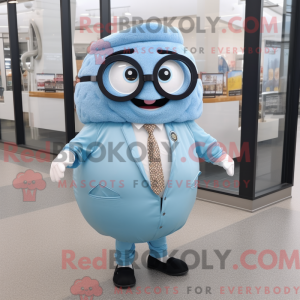 Postava maskota Sky Blue...