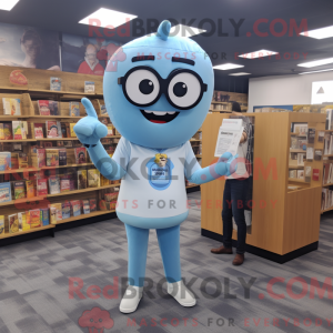 Sky Blue Bagels maskot...