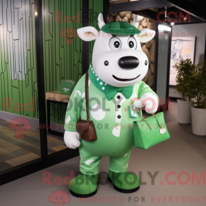 Green Cow maskot...