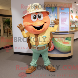 Peach Fajitas mascot...