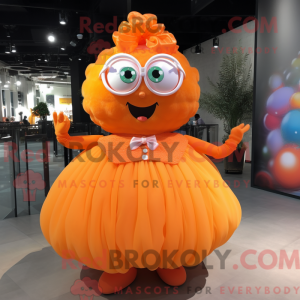 Orange Candy Maskottchen...