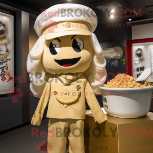 Gold Ramen mascot costume...