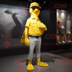 Yellow Pigeon mascot...