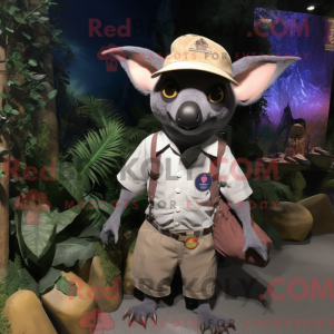 Frugtflagermus-maskot-kostu...