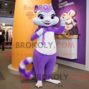 Lavendel Weasel maskot...