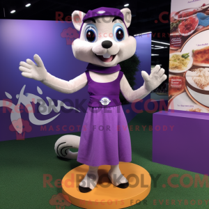 Lavender Weasel mascot...