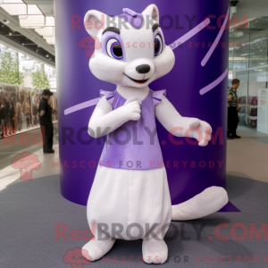 Lavendel Weasel maskot...