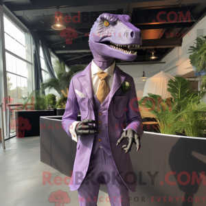 Lavendel Allosaurus máscara...