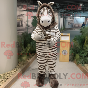 Zebra maskot kostume...