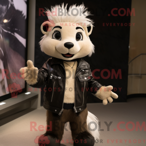 Figura de máscara de skunk...