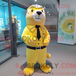 Yellow Sea Lion mascot...