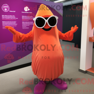 Magenta Orange mascot...