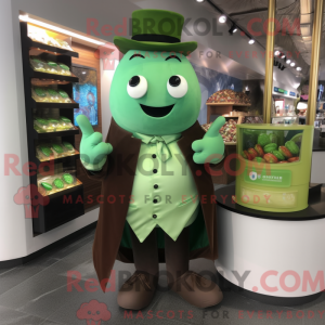 Green Chocolates mascot...