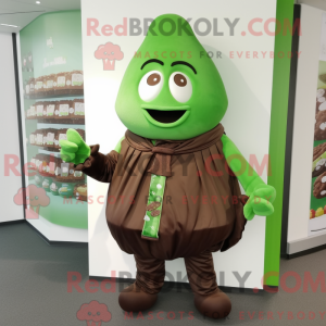 Green Chocolates mascot...