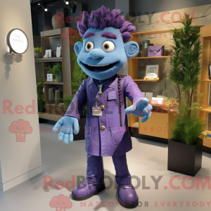 Lilla Doctor maskot kostume...