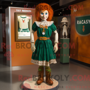 Rust Irish Dancer mascot...