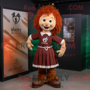 Rust Irish Dancer mascot...