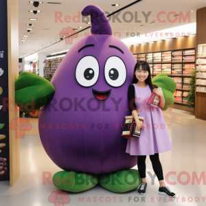 Eggplant mascot costume...