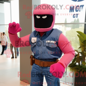 Magenta Gi Joe mascot...