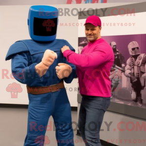 Postava maskota Magenta Gi...