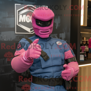 Magenta Gi Joe Maskottchen...