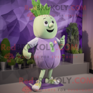 Lavender Celery mascot...