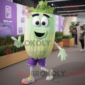 Lavender Celery mascot...