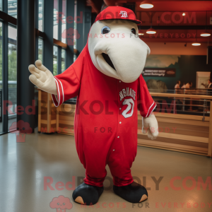 Red Pukkelhval maskot...