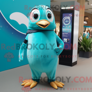 A máscara de pinguim-branca...
