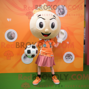 Peach Soccer Goal máscara...