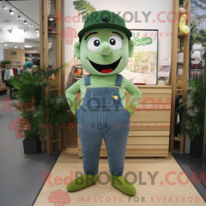 Oliven Aglet maskot kostume...