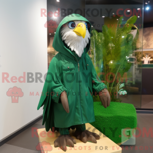 Forest Green Eagle mascot...