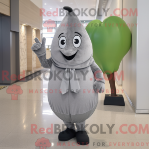 Grå pære maskot drakt...