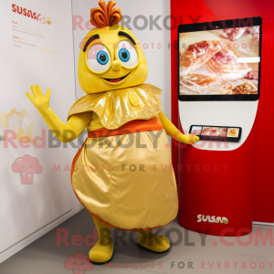 Guld Shakshuka maskot...