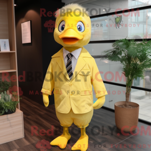 Lemon Yellow Gosling mascot...