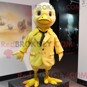 Lemon Yellow Gosling mascot...