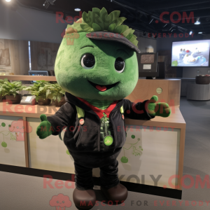 Green Strawberry mascot...