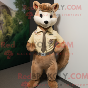 Tan Marten Maskottchen...